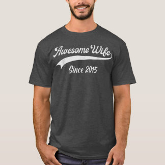 Camiseta 7.º Aniversario De La Boda Por Su Esposa Asombrosa