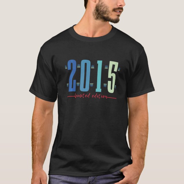 Camiseta 7.º Chica de cumpleaños 7 años 2015 3 (Anverso)