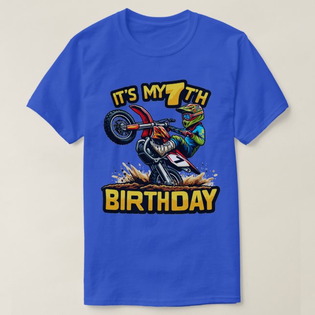 Camiseta 7.º cumpleaños 1 (Diseño del anverso)