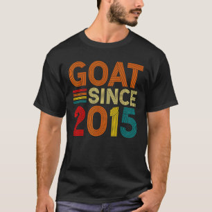 Camiseta 7.º cumpleaños 7 años de edad GOAT desde 2015