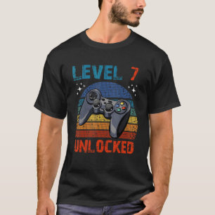 Camiseta 7.º cumpleaños 7 Videojuegos sin bloqueo 1
