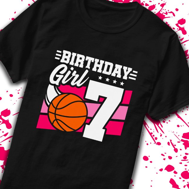Camiseta 7.º cumpleaños, Chica de 7 años (Subido por el creador)