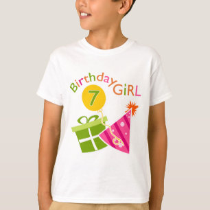 Camiseta 7.º cumpleaños - Chica de cumpleaños