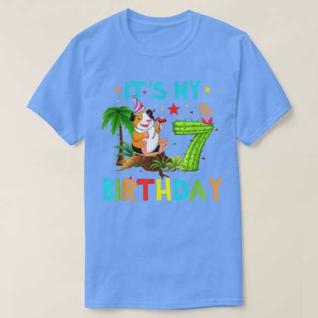 Camiseta 7.º cumpleaños de Guinea (Diseño del anverso)