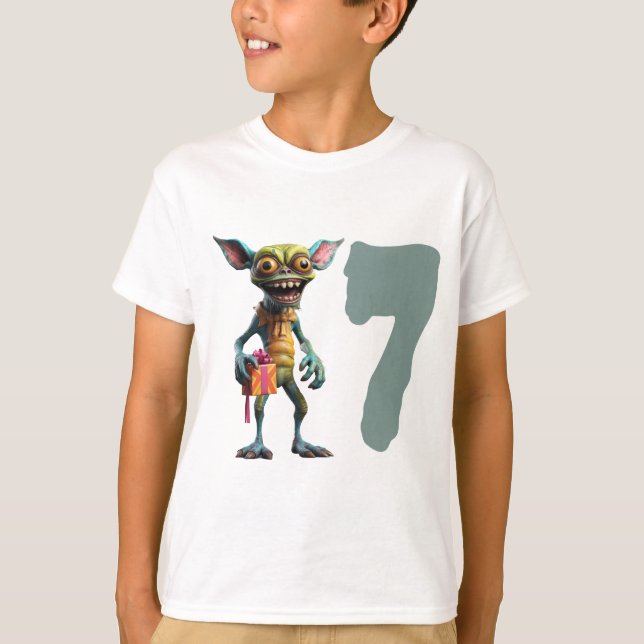 Camiseta 7.º cumpleaños Gremlin (Anverso)