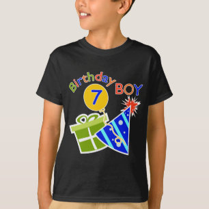 Camiseta 7.º cumpleaños - niño de cumpleaños