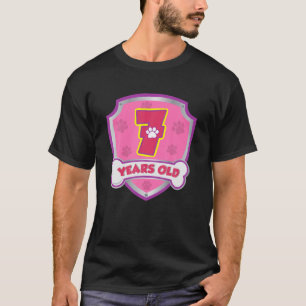 Camiseta 7.º Cumpleaños Patrulla De 7 Años Perros Amante Ni