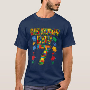 Camiseta 7.º Generador De Aniversario Edificio De Bloques D