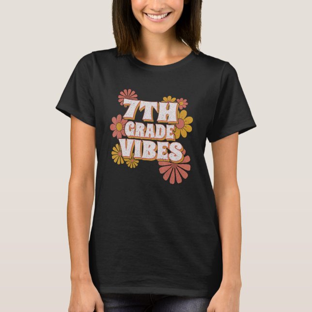 Camiseta 7.º Grado de Vibes de Séptimo Grado de Enseñanza R (Anverso)