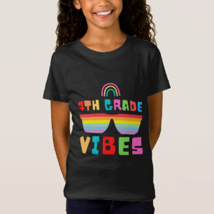 Camiseta 7.º Grado Vibes De Vuelta Al Profesor Y Estudiante