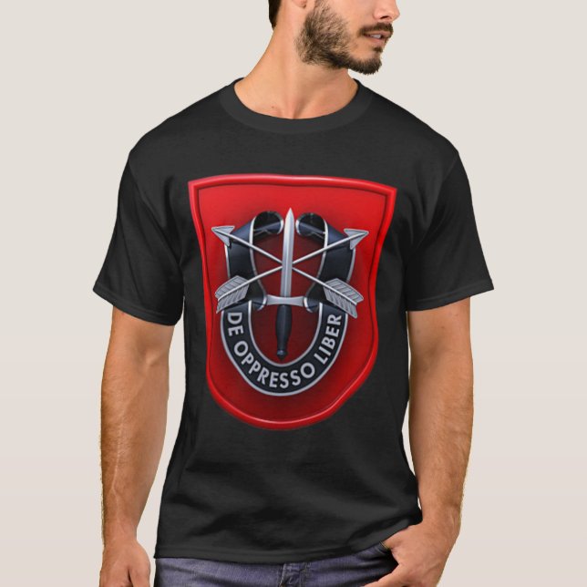 Camiseta 7.º Grupo de Fuerzas Especiales SFG Veterano Milit (Anverso)
