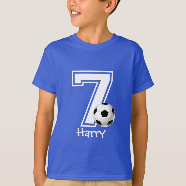 Camiseta 7.º Nacimiento Fútbol personalizado-2 (Anverso)
