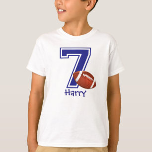 Camiseta 7.º niño de cumpleaños personalizado