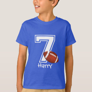 Camiseta 7.º niño de cumpleaños personalizado-3