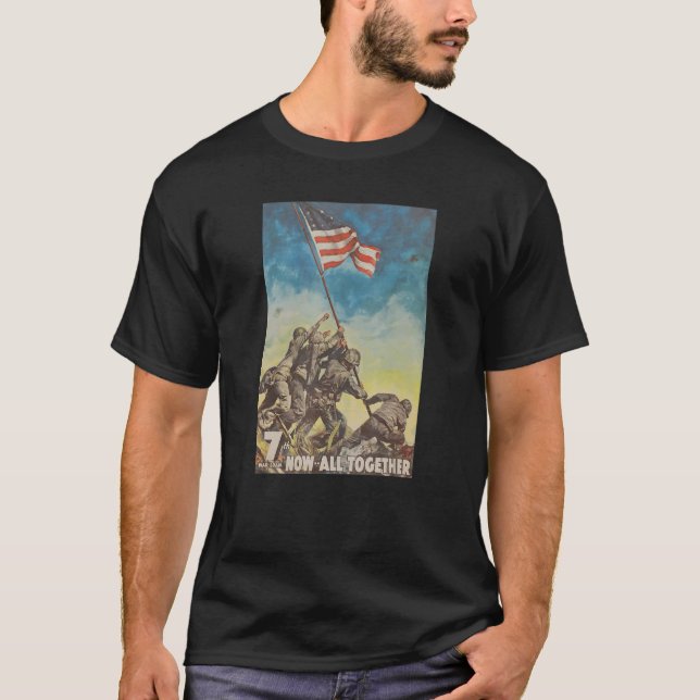 Camiseta 7.º Préstamo De Guerra Ahora Todo Juntos Poste De  (Anverso)