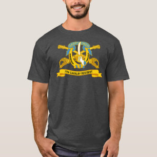 Camiseta 7.º Regimiento de Caballería con Br Ribbon