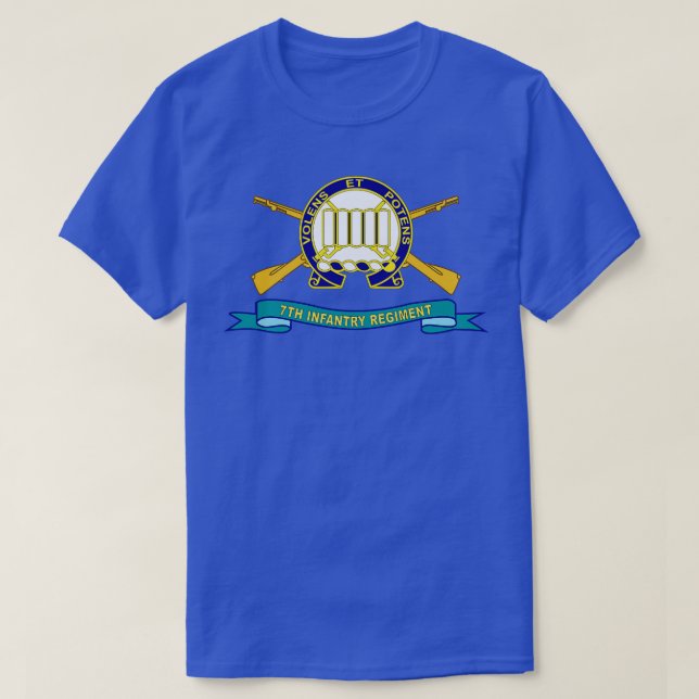 Camiseta 7.º Regimiento de Infantería con Cinta Br X (Diseño del anverso)