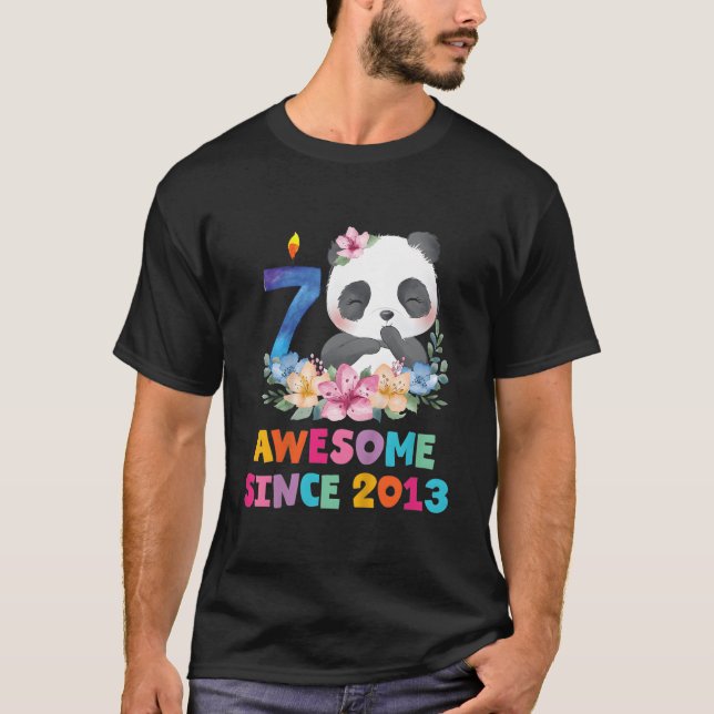 Camiseta 7 7mo Panda Unicorn Py (Anverso)