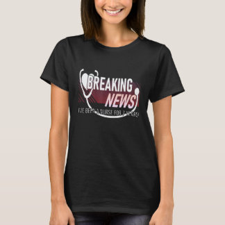 Camiseta 7 años de aniversario de trabajo de enfermera 7º a