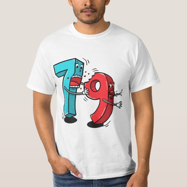 Camiseta 7 ate (8) 9 Funny Math (Anverso)