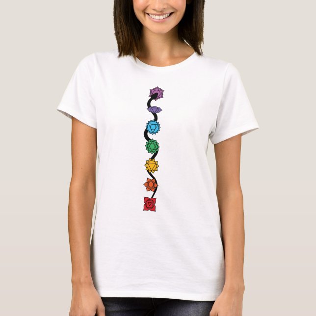 Camiseta 7 Chakra Kundalini (Anverso)