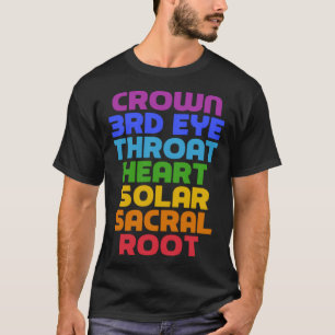 Camiseta 7 Chakras Frase de Yoga Genial