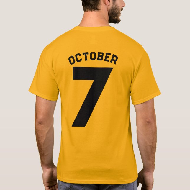 Camiseta 7 de octubre (Reverso)