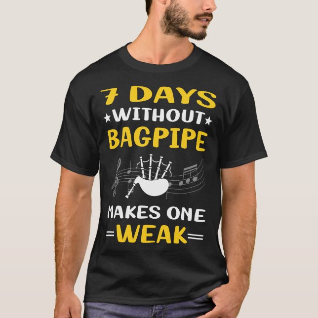 Camiseta 7 días sin Bagpipe Bagpipes (Anverso)
