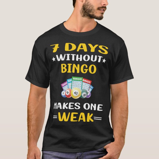 Camiseta 7 días sin bingo (Anverso)