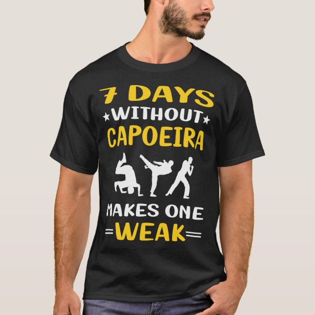 Camiseta 7 días sin Capoeira (Anverso)