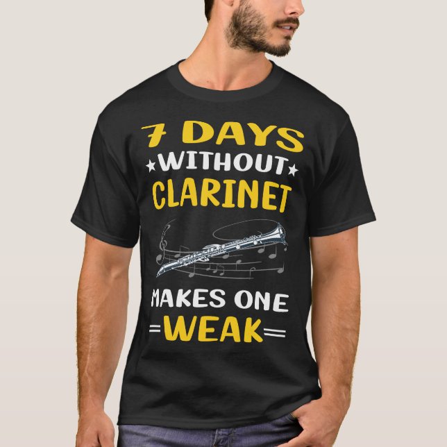 Camiseta 7 días sin Clarinet (Anverso)