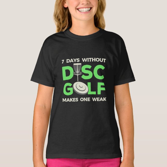 Camiseta 7 días sin disco Golf (Anverso)
