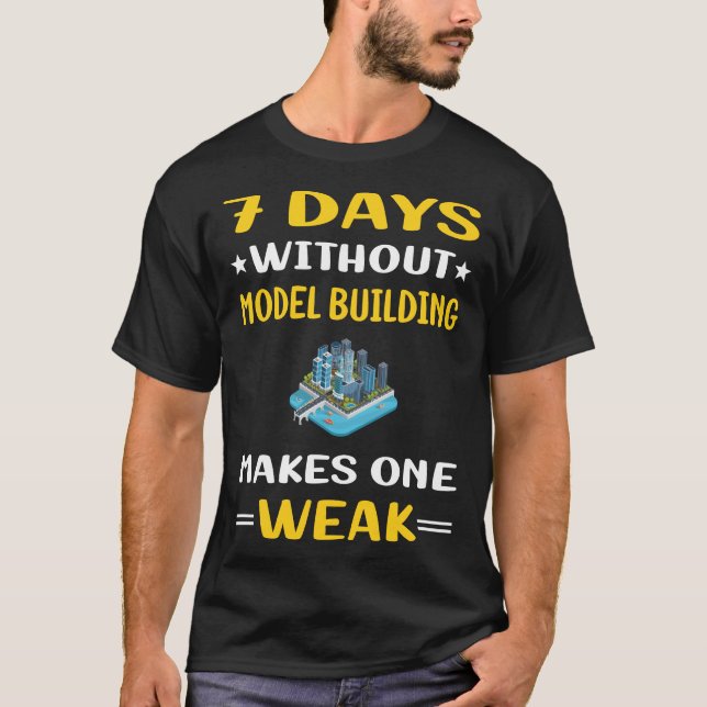 Camiseta 7 días sin edificio de modelos (Anverso)