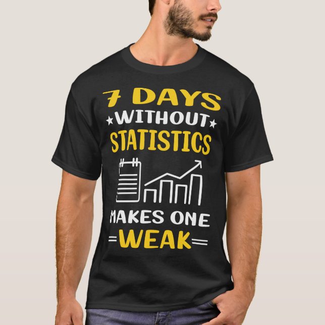 Camiseta 7 días sin estadísticas (Anverso)