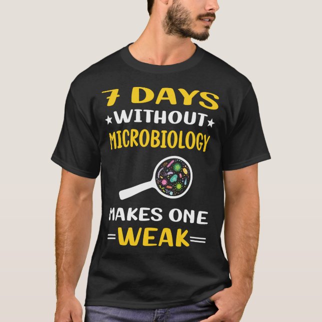 Camiseta 7 días sin microbiólogo (Anverso)