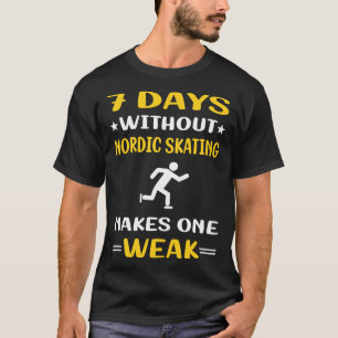 Camiseta 7 días sin patinador nórdico