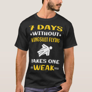 Camiseta 7 días sin volar en traje de alas Wingsuiting