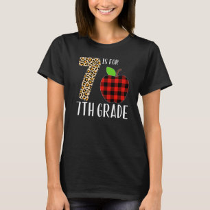 Camiseta 7 Es Para El Profesor De Séptimo Grado Leopard Buf