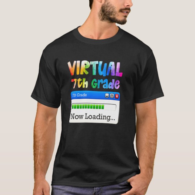 Camiseta 7° Grado Virtual 7° Ahora Cargando A Sc (Anverso)