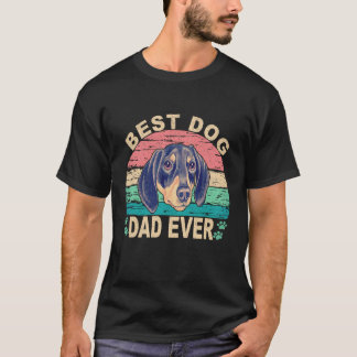 Camiseta 7 Mejor Papá Perro de Todos los Tiempos - Dachshun