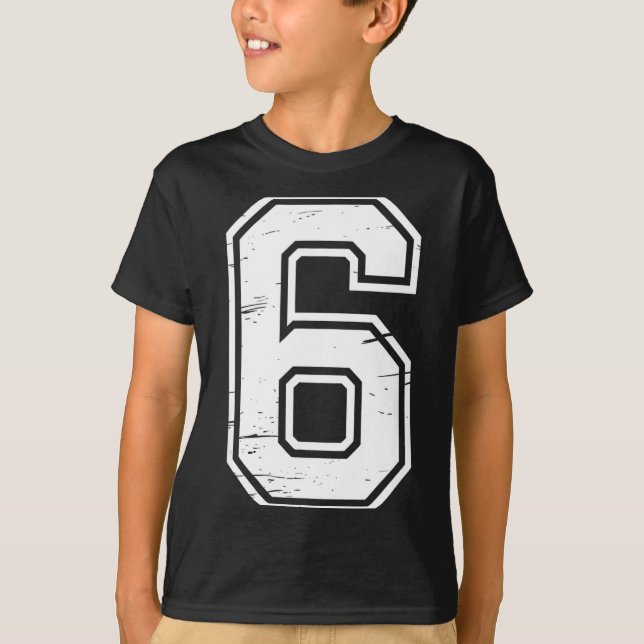 Camiseta 7 Number 67 Six Seven Meme  (Anverso)