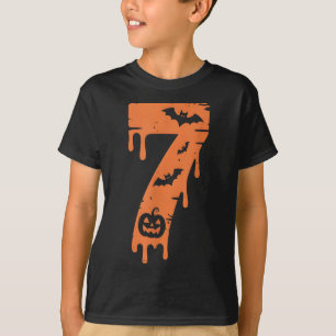Camiseta 7 Número Meme 67 Seis Siete Halloween 