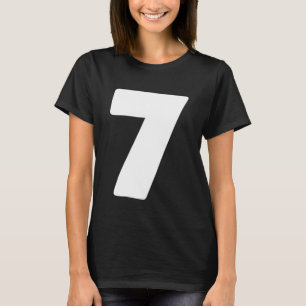Camiseta 7 Número Seis Siete 67 Gen Alfa Slang Divertido Me