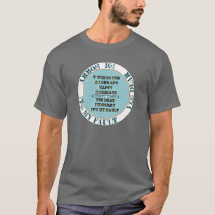 Camiseta 7 palabras para un matrimonio largo y feliz