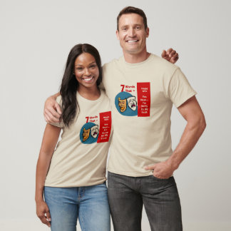 Camiseta 7 Palabras Para Un Matrimonio Largo y Feliz