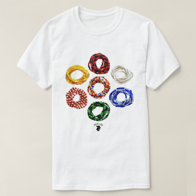 Camiseta 7 potencias africanas ILEKE Tee (Diseño del anverso)