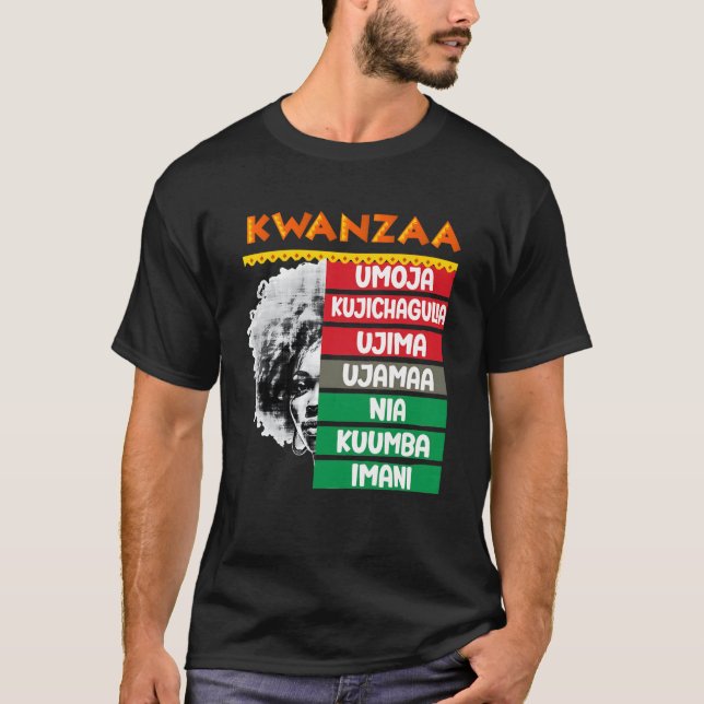 Camiseta 7 Principios De Kwanzaa4 (Anverso)