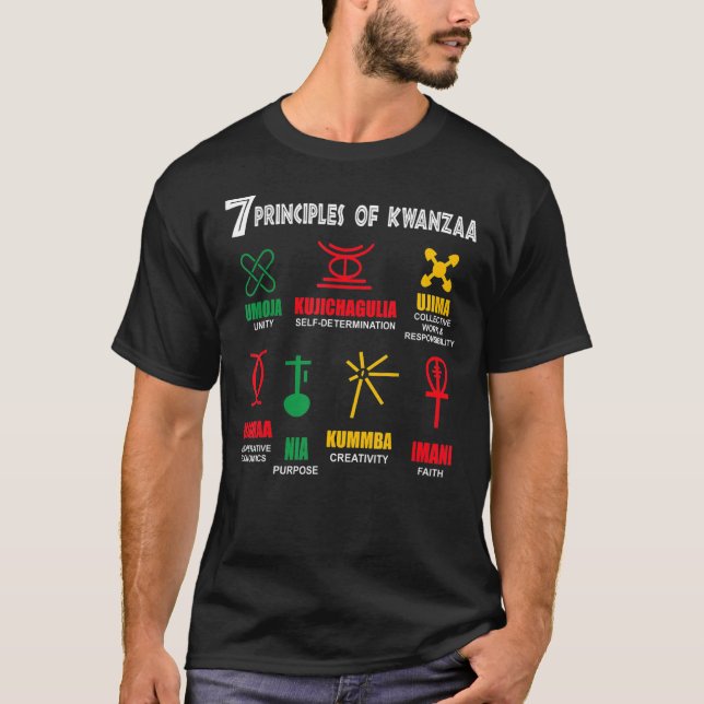 Camiseta 7 Principios De Kwanzaa_1 (Anverso)