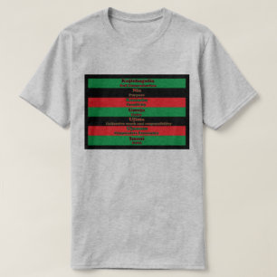 Camiseta 7 Principios de Kwanzaa Shirt