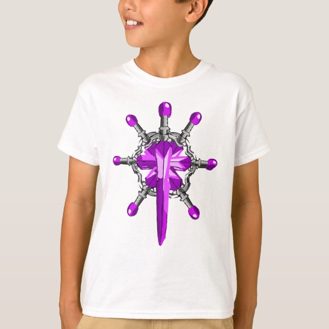 Camiseta 7 Purple Magic Sword Kids T-Shirt  (Anverso)